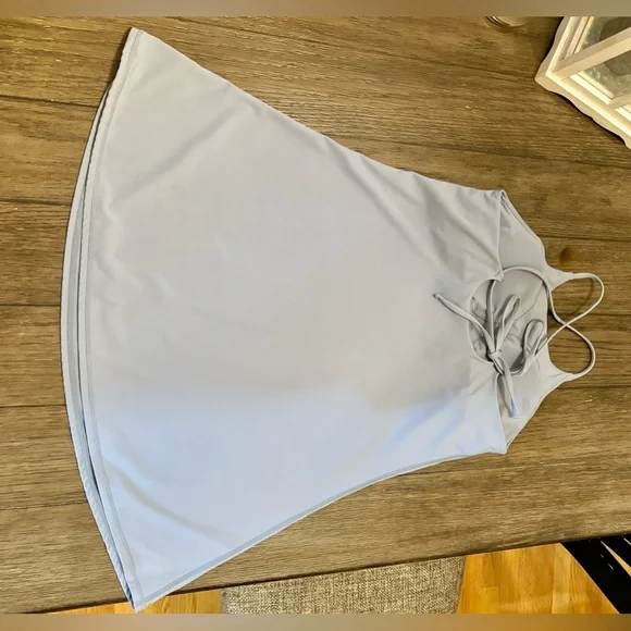 Light blue - periwinkle athletic comfy dress size small - Picture 4 of 7